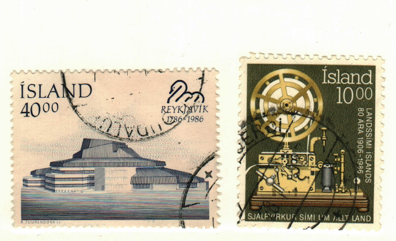 Iceland #631-2 used