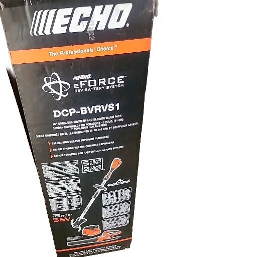 Echo eForce DCP-BVRVS1B Trimmer & Blower Combo Kit w/ Battery & Charger (NEW)