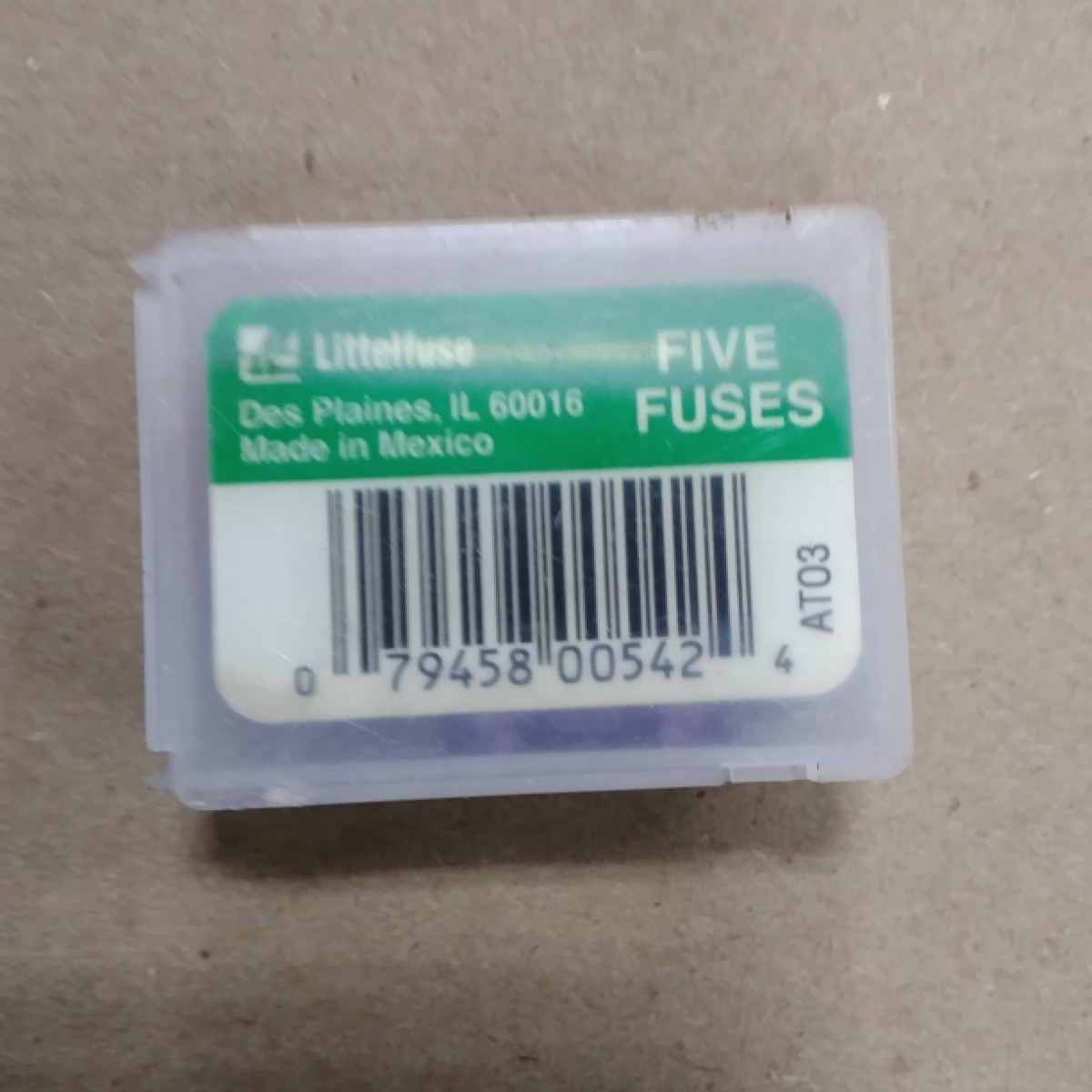 Littlefuse ATO 3 Amp Blade Fuse 5 Fuses G72