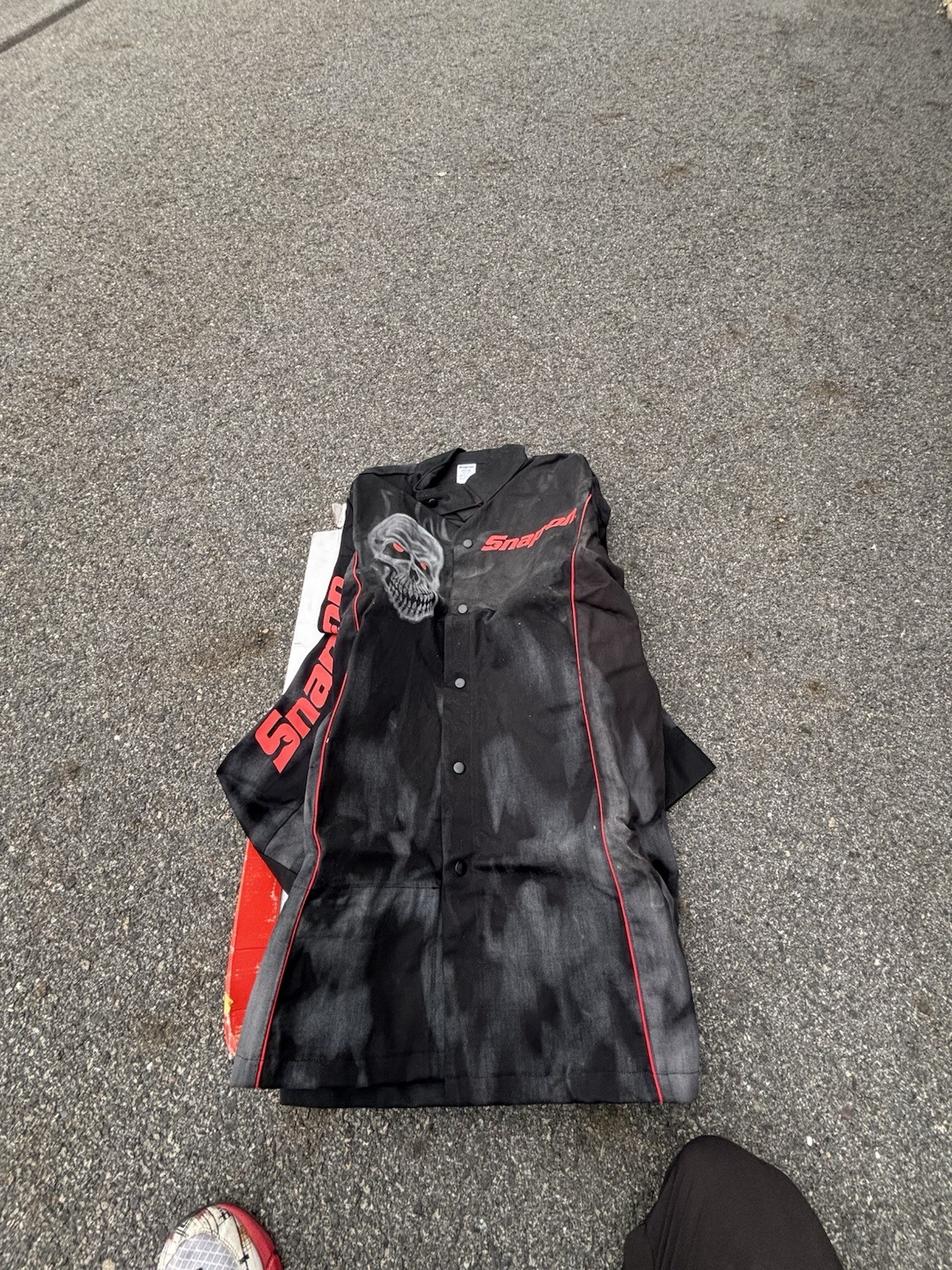 Snap On Tools NEW WELDJACKETXL Skull Welding Jacket Black with Skull XTRA LARGE