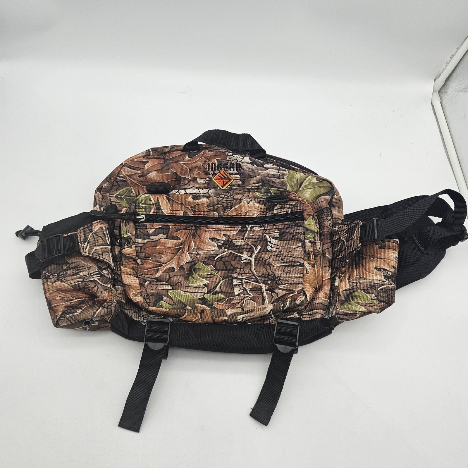 InGear Camo Lumbar Waist Pack Hunting Fanny Hip Bag TreBark SuperFlage Padded