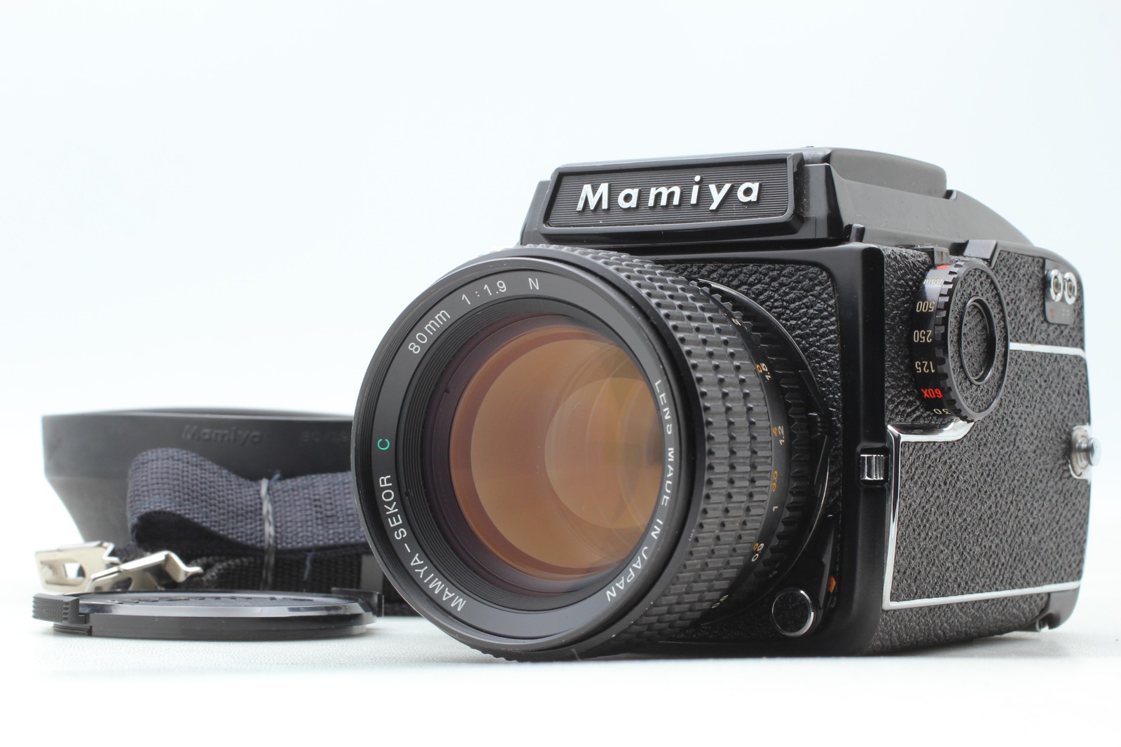 [MINT+++ w/ Hood] Mamiya M645 1000S Waist Level Finder Sekor C 80mm f1.9 N JAPAN