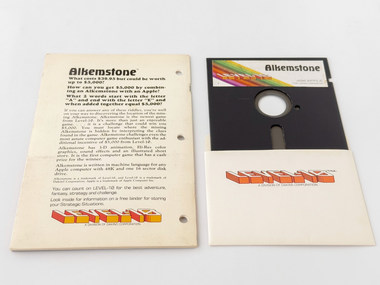 Alkemstone - Level-10 - 1981 / Apple II