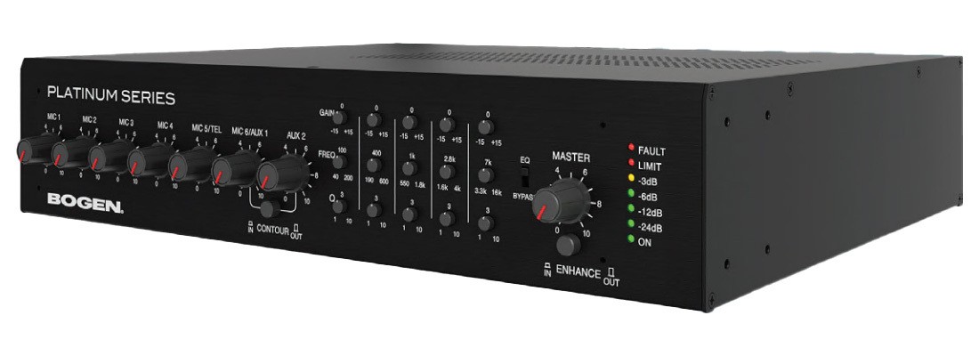 Bogen PS120-G2 Platinum Power Amplifier w/Switchable 8-Ohm / 25/70V Output, 120W