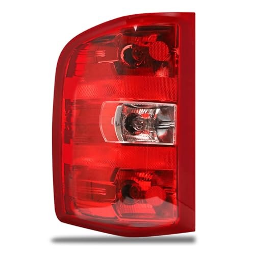 Tail Light Assembly Compatible With 2007-2013 Chevy Left Driver Side Red Border