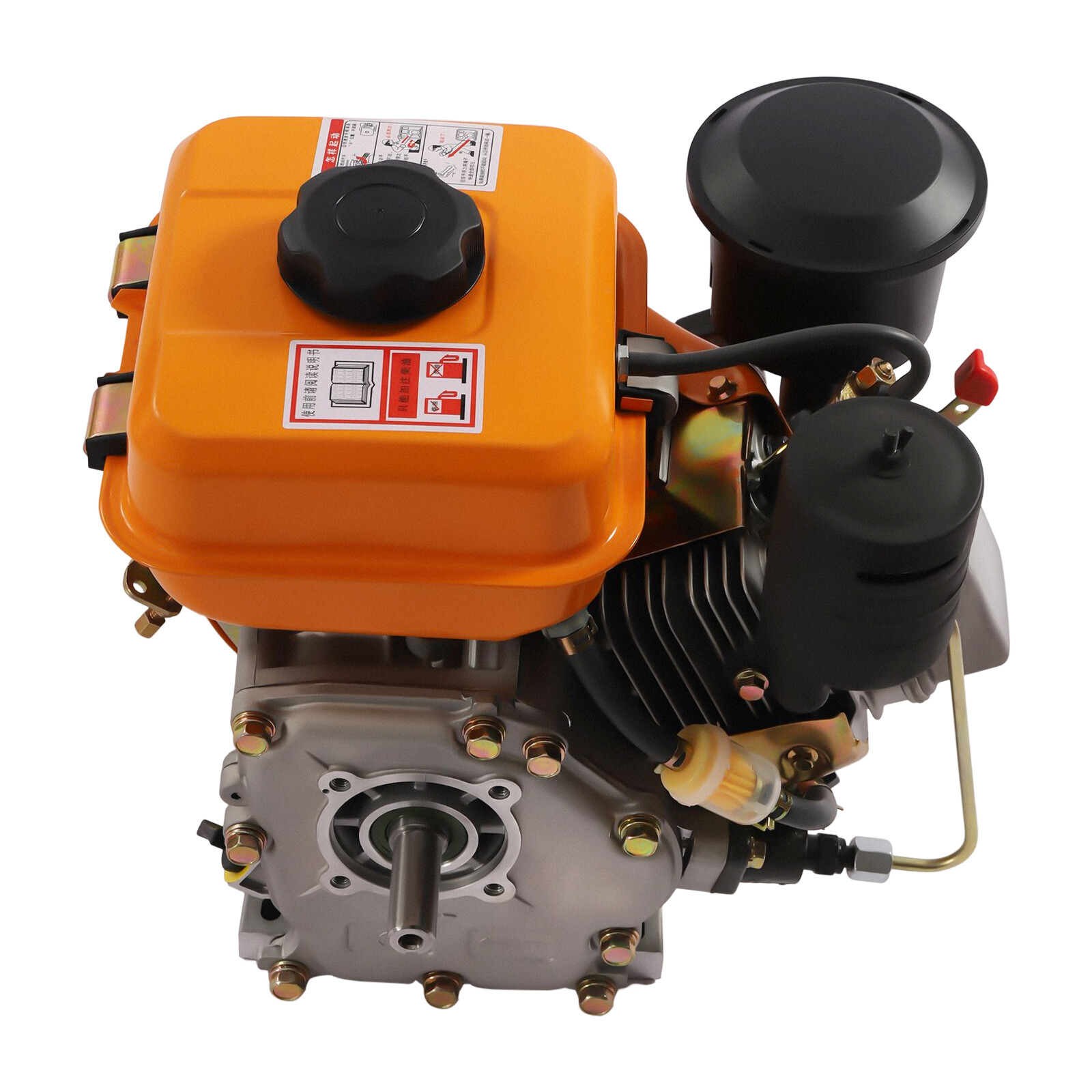 4 Stroke 3HP Diesel Engine OHV Motor Air-cooled Single Cylinder Pull Start 196cc
