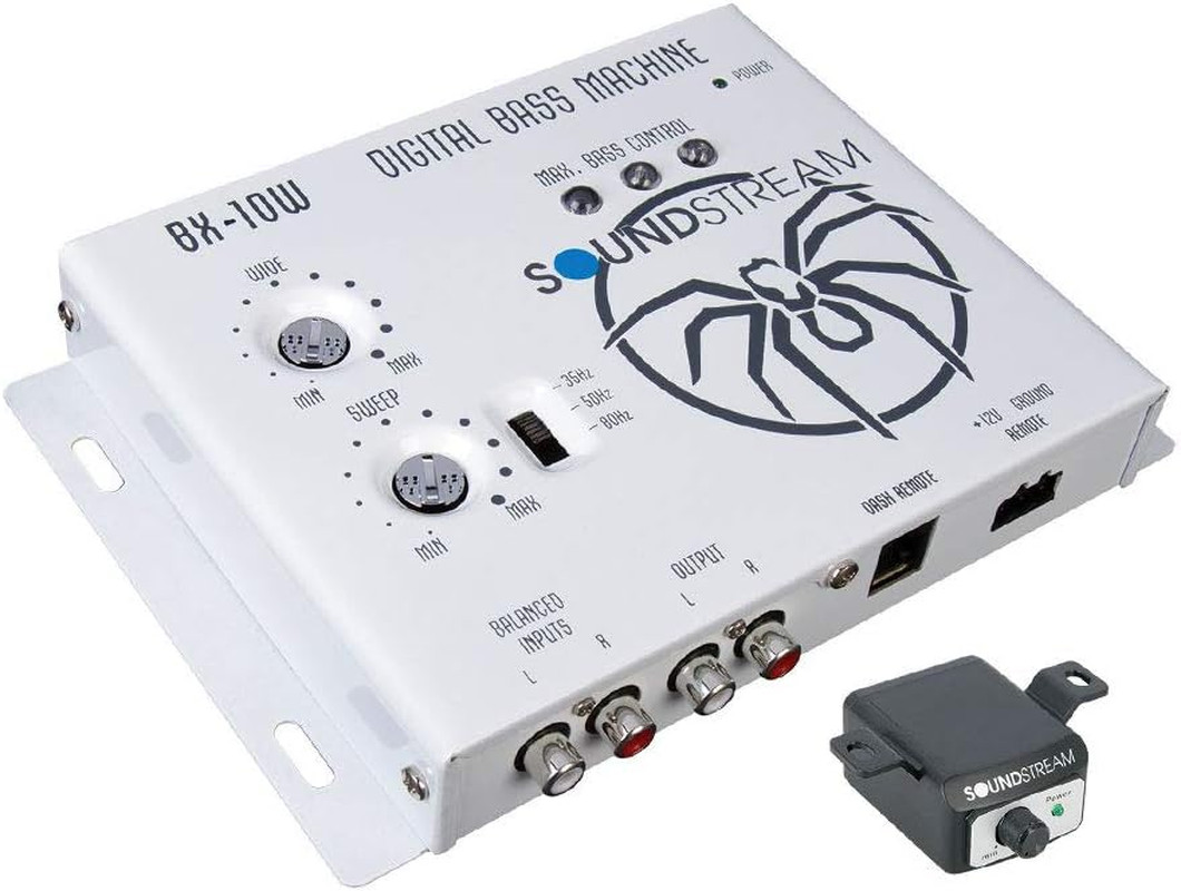 BX-10W Digital Bass Reconstruction Processor with Remote (White)