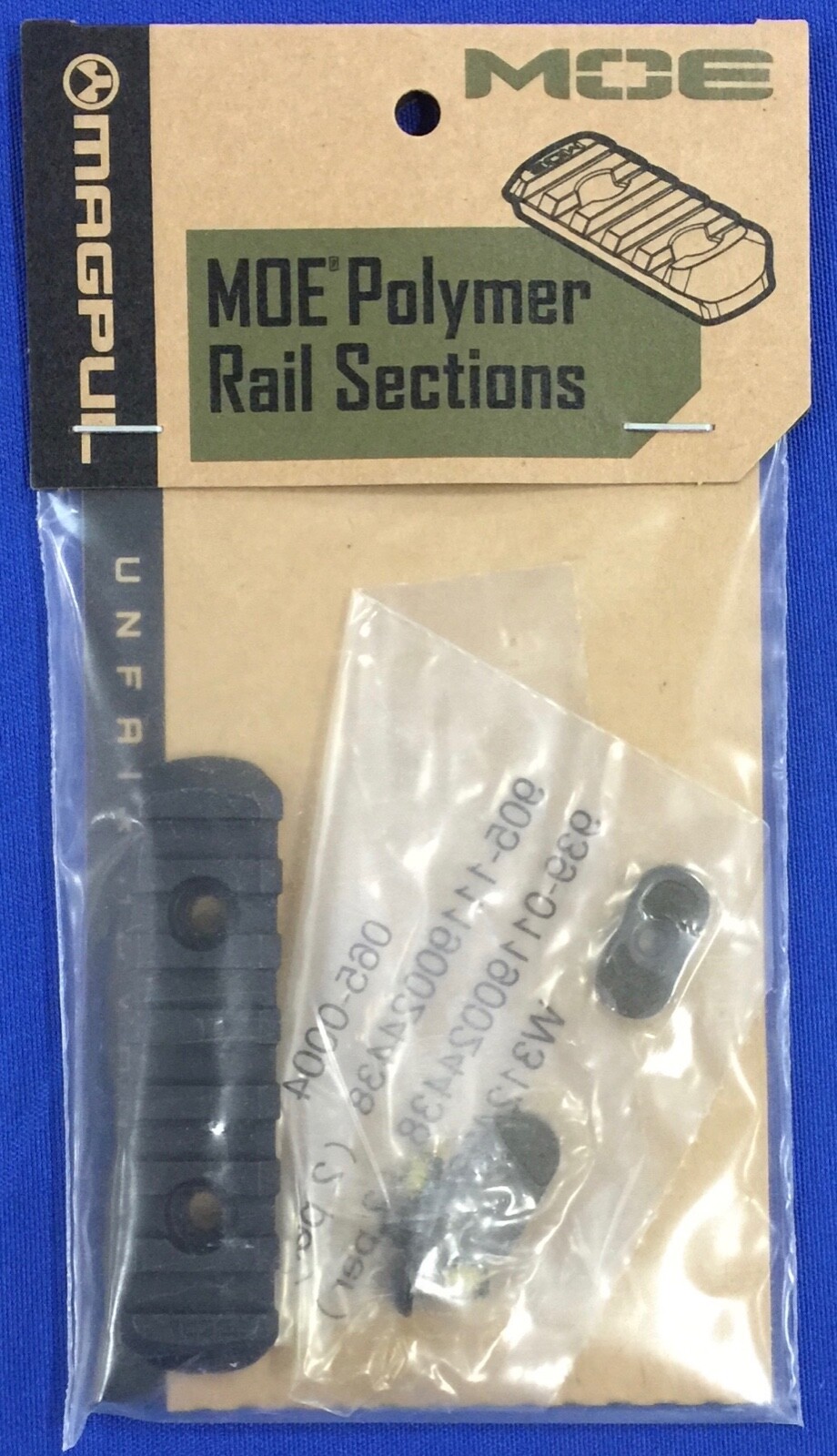 MAGPUL Original Equipment Picatinny Rail Section 7 Slot Polymer 3.30" BLACK