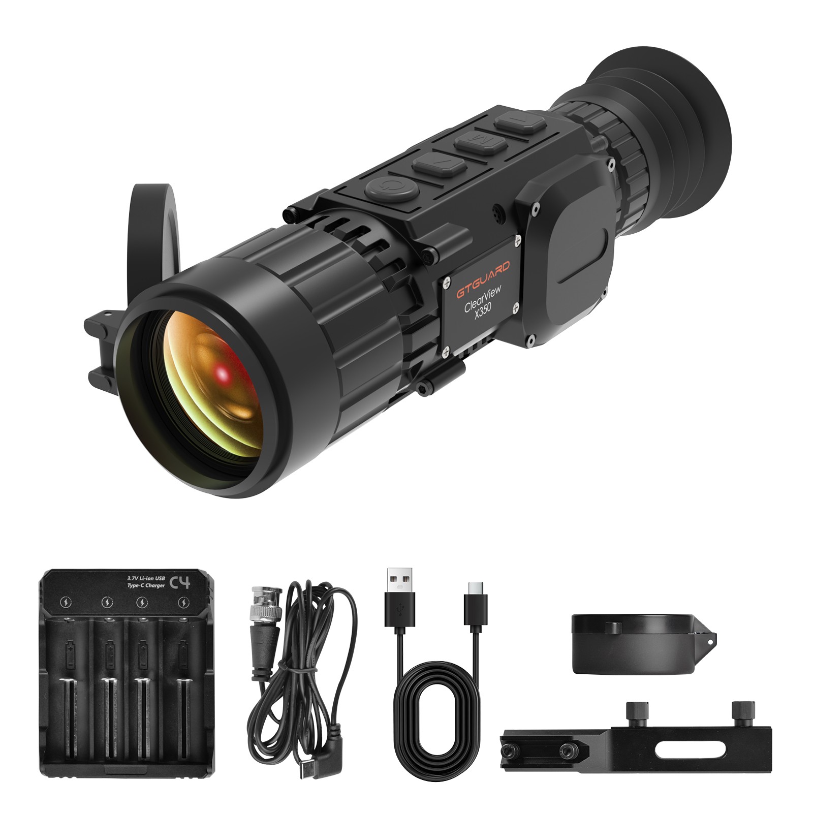 Thermal Scope 35mm 384×288 12μm Thermal Imaging Scope 1585 Yard Detection Range