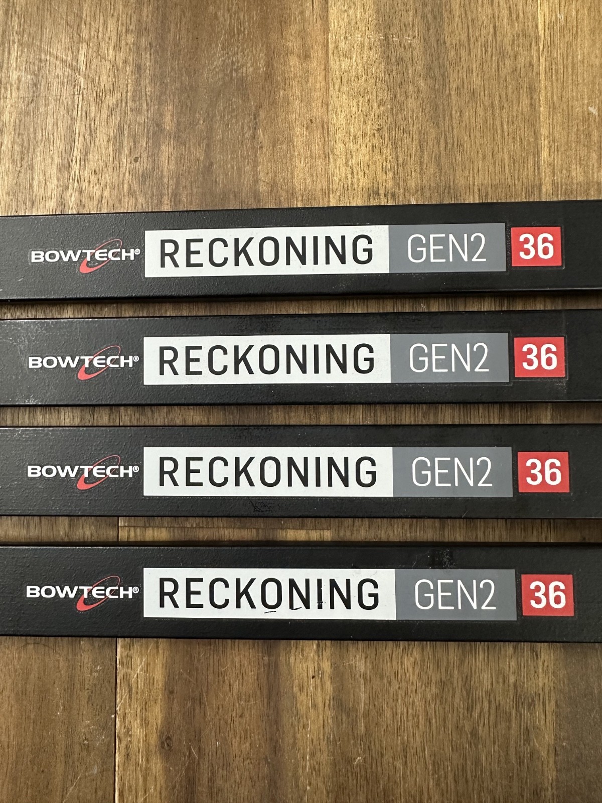 USED Bowtech Reckoning 36 Gen 2 Compound Bow Limbs – 60# Peak Weight – Med Draw