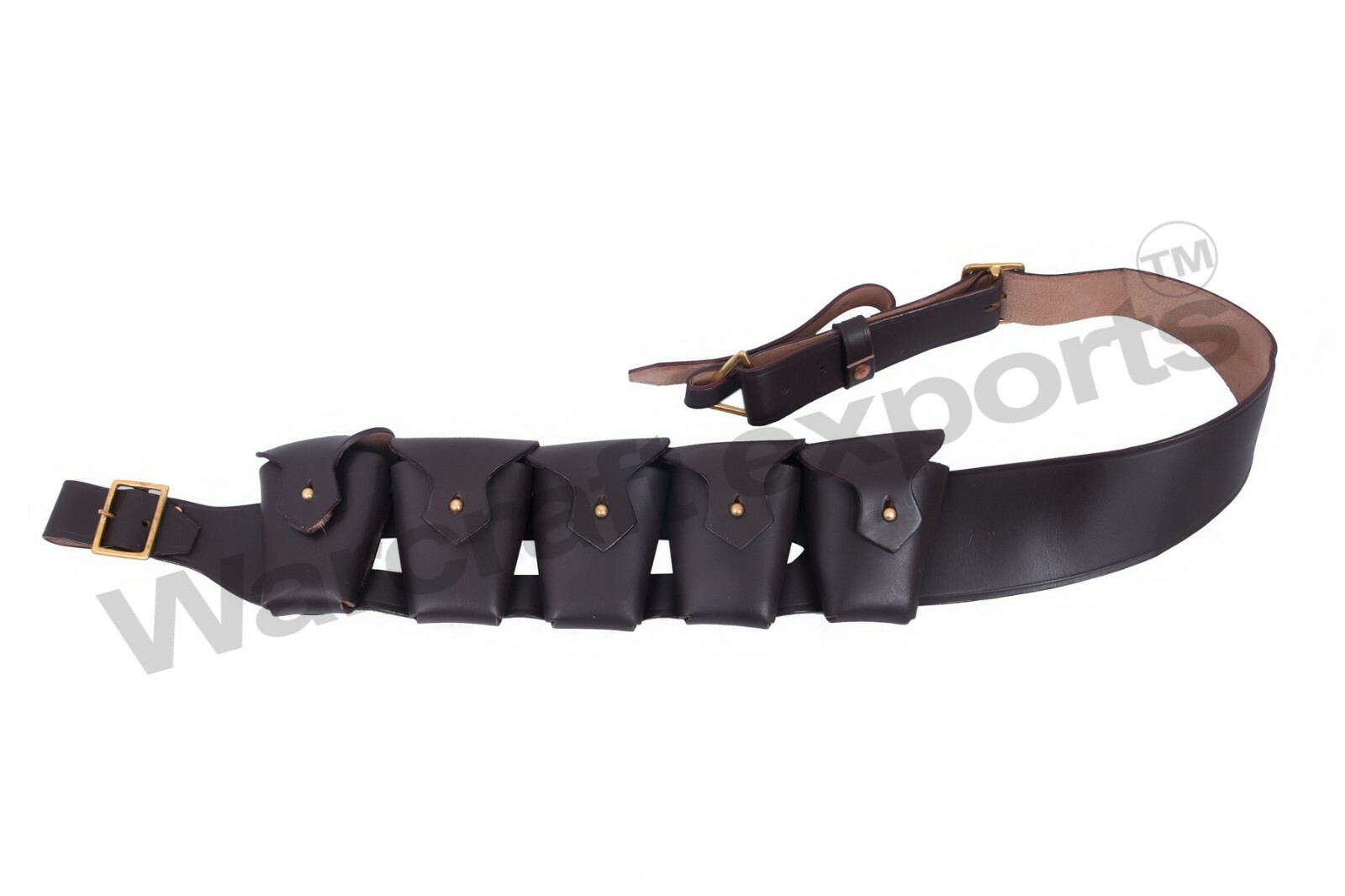 British P-1903 Leather Five Pocket Bandolier