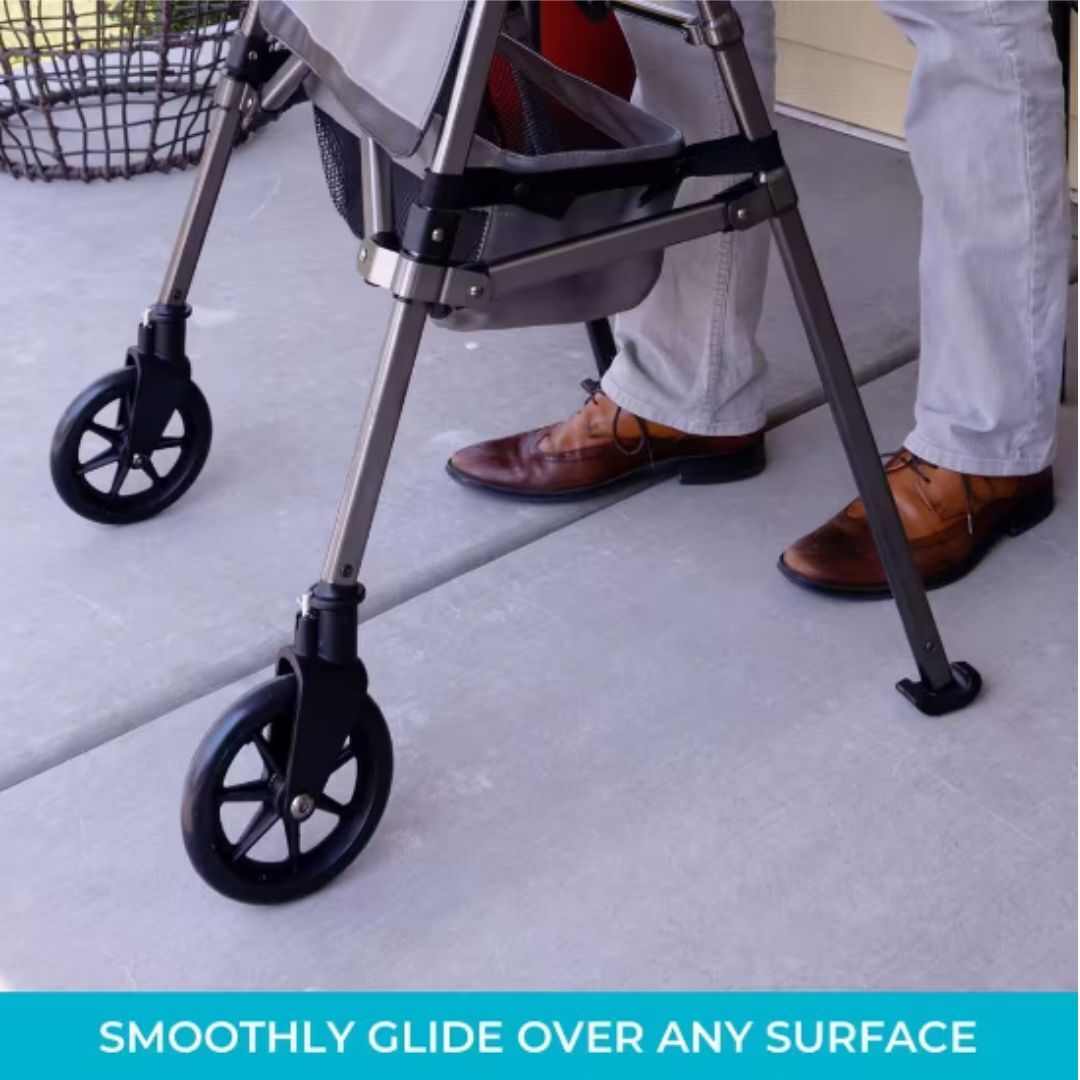 Stander Replacement Glides for EZ Fold-N-Go Walker/ Able Life Space Saver Walker
