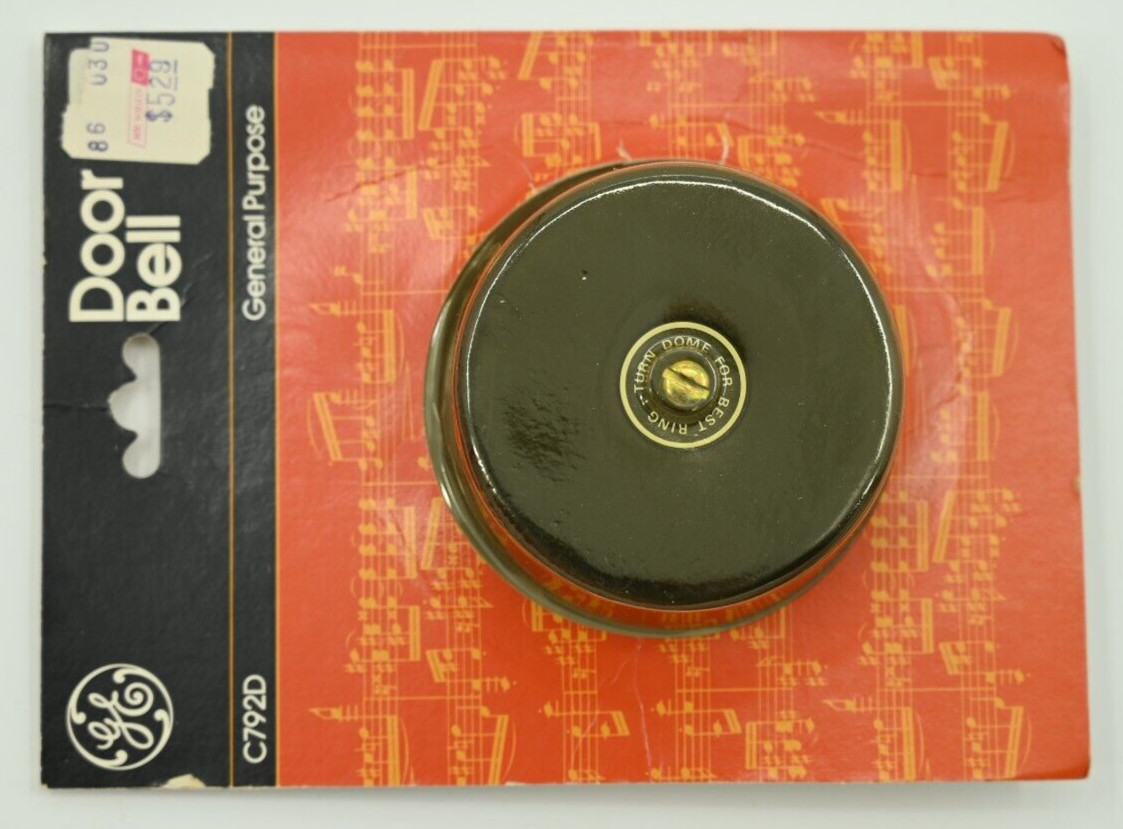 Vintage GE General Electric General Purpose C792D Doorbell 1976 NEW Sealed