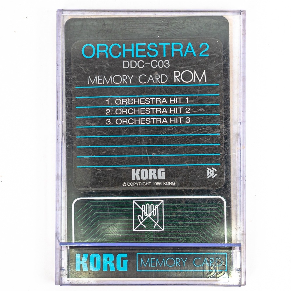 Korg DDC-C03 ORCHESTRA 2 ROM Card – For DDD-1 / DDD-5 Drum Machines