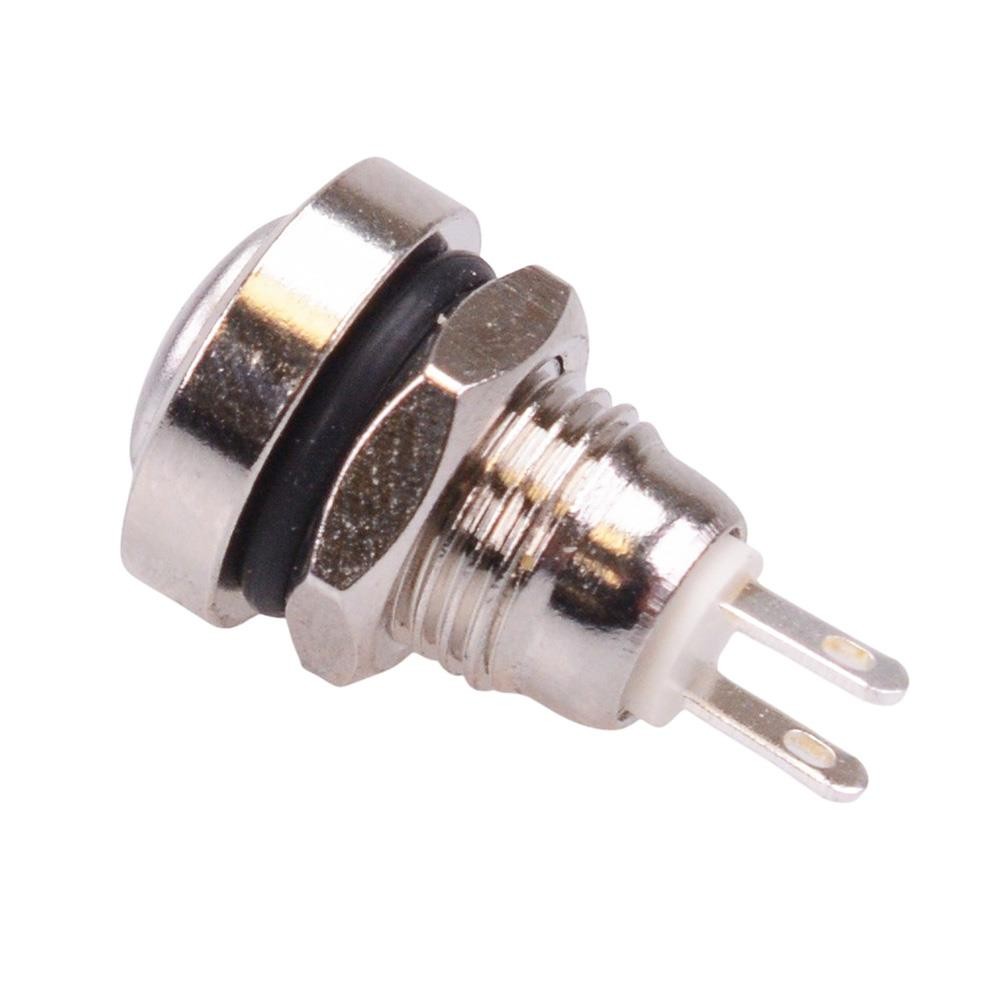 Off-(On) Momentary 8mm Metal Push Button Switch SPST