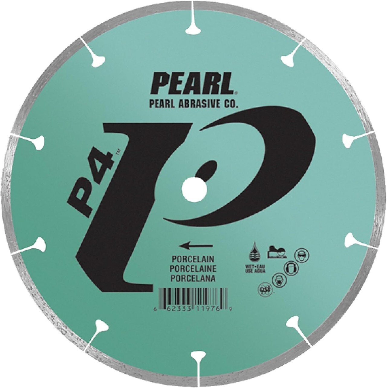 Pearl P4 Porcelain Diamond Blade - 10"