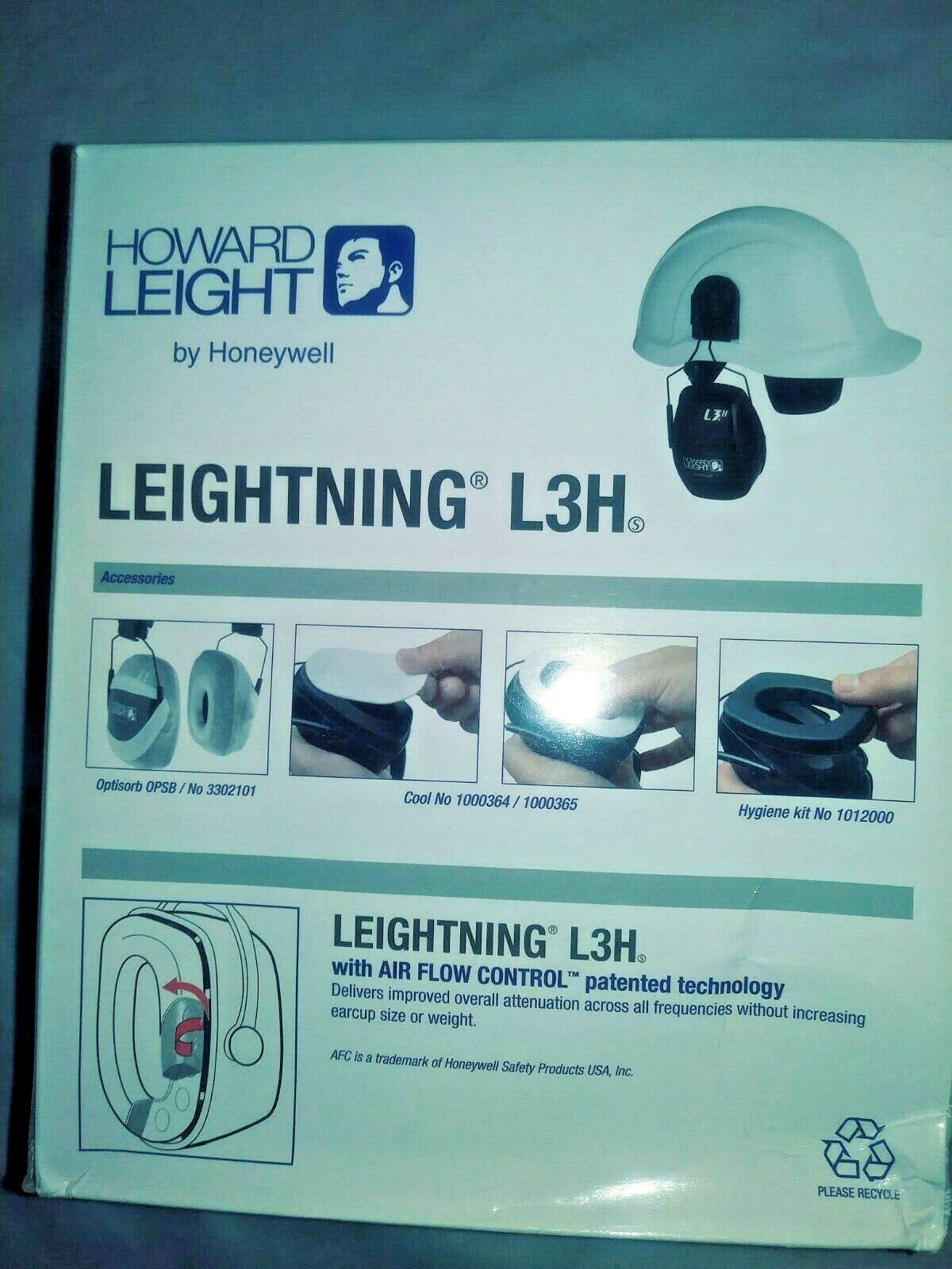 Howard Leight Leightning L3H Helmet Earmuffs
