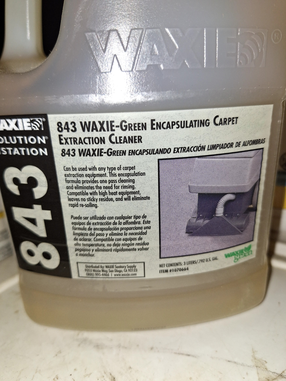carpet cleaning solution 20 gallon bottles available all unopened.