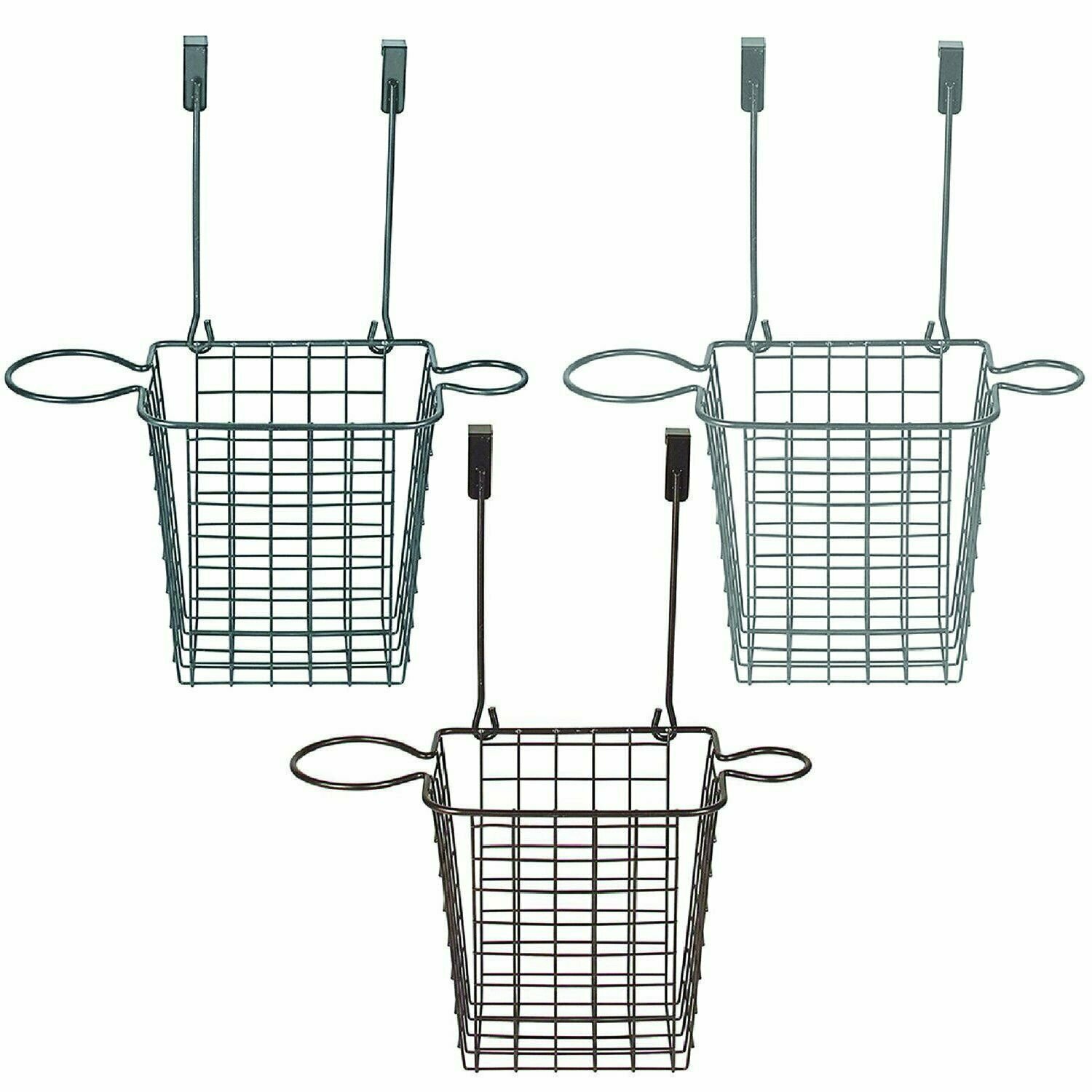 Over Cabinet Door Grid Hair Styling Station & Organizer for Blow Dryer, Bathroom