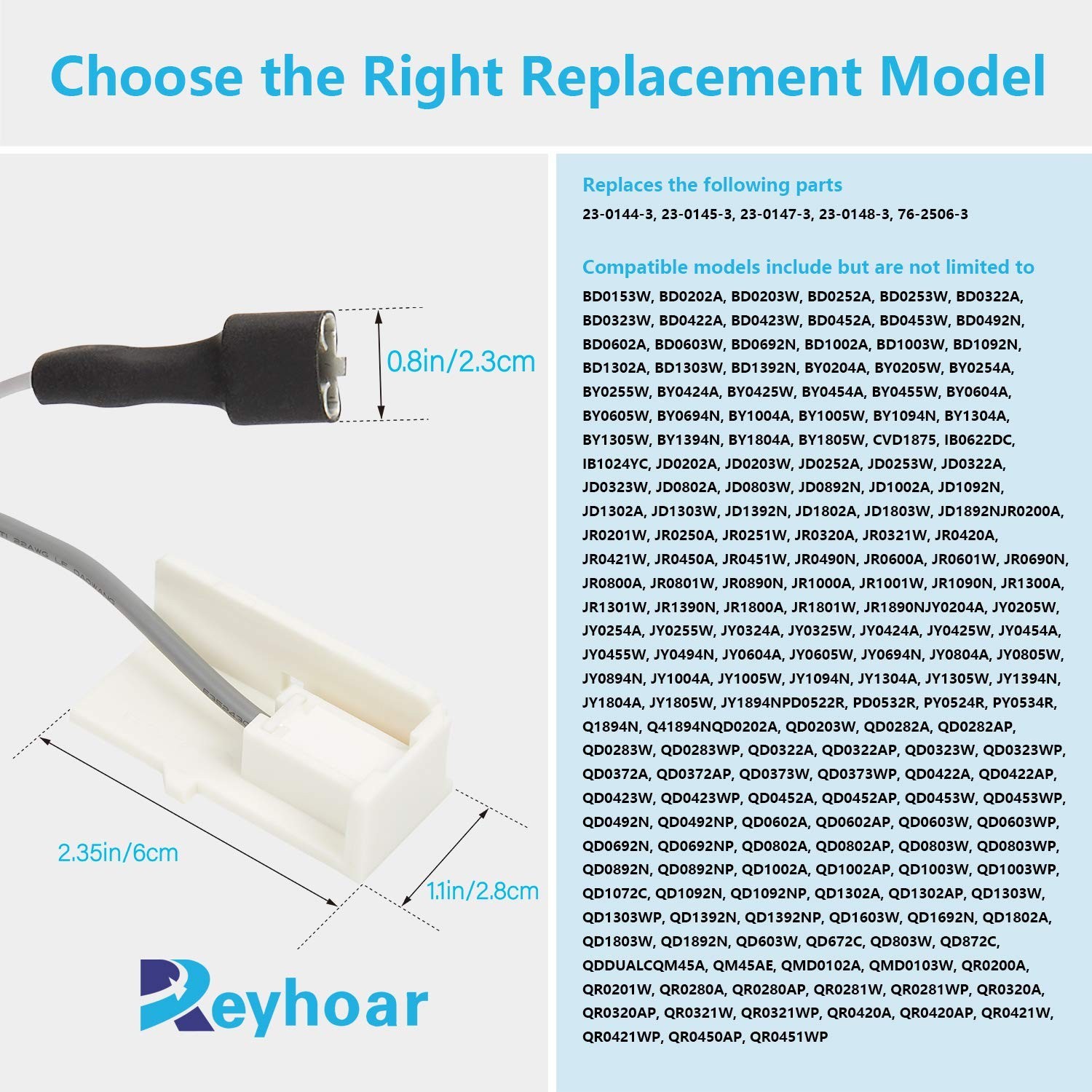 Ice Magnetic Bin Switch Assembly Replacement for Manitowoc Ice Machines - Fits 2