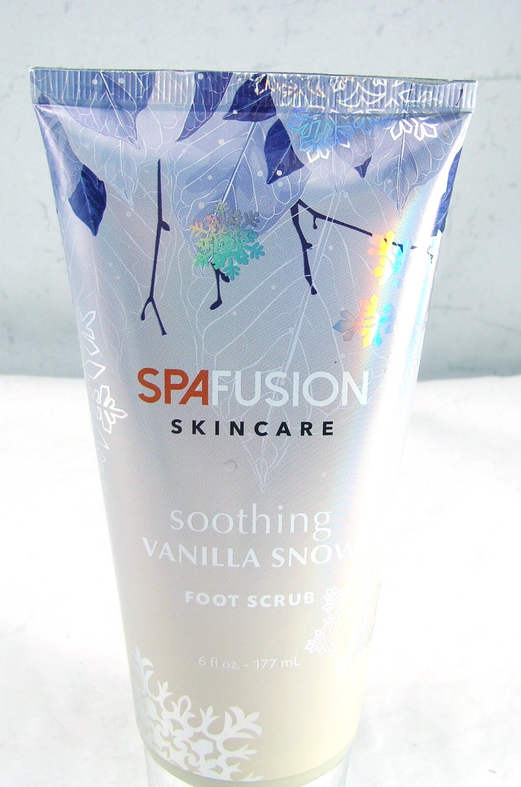 Spa Fusion VANILLA SNOW Foot Scrub 6 oz., 177 ml NEW NWOB