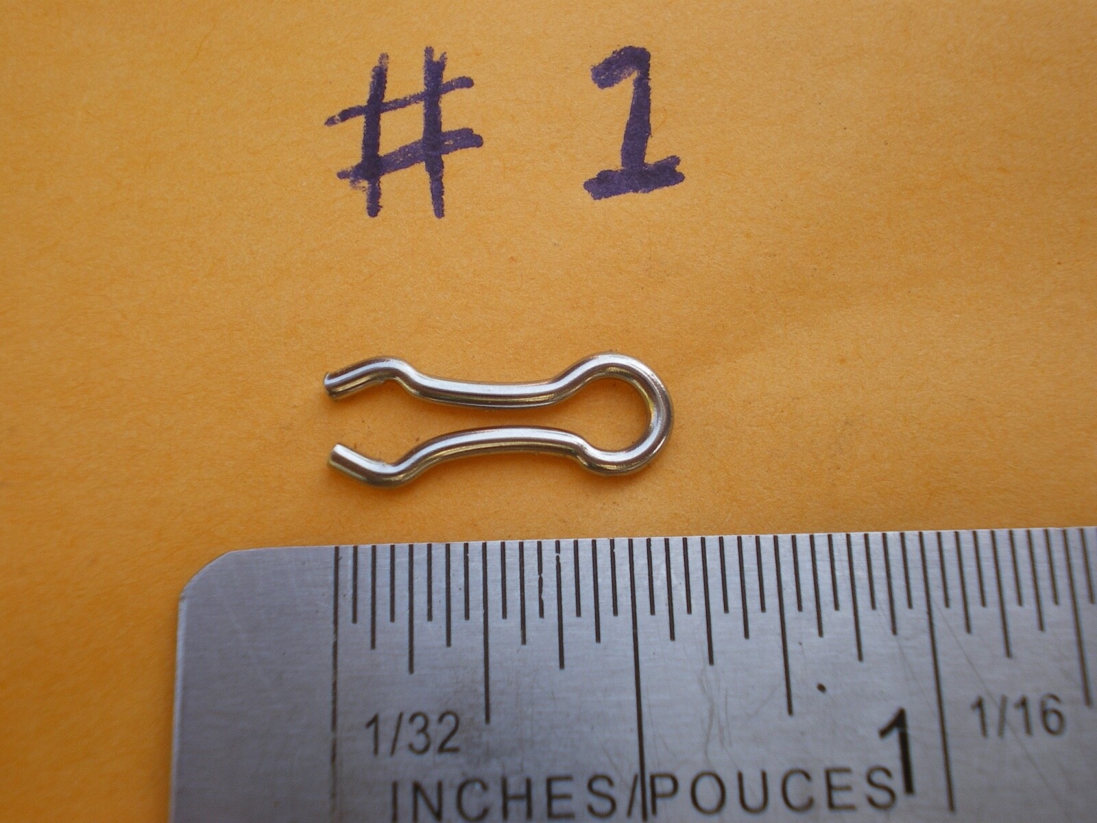 100 PCS. #1 STAINLESS STEEL WIRE EYES, FITS IN DO-IT, HILTS MOLDS