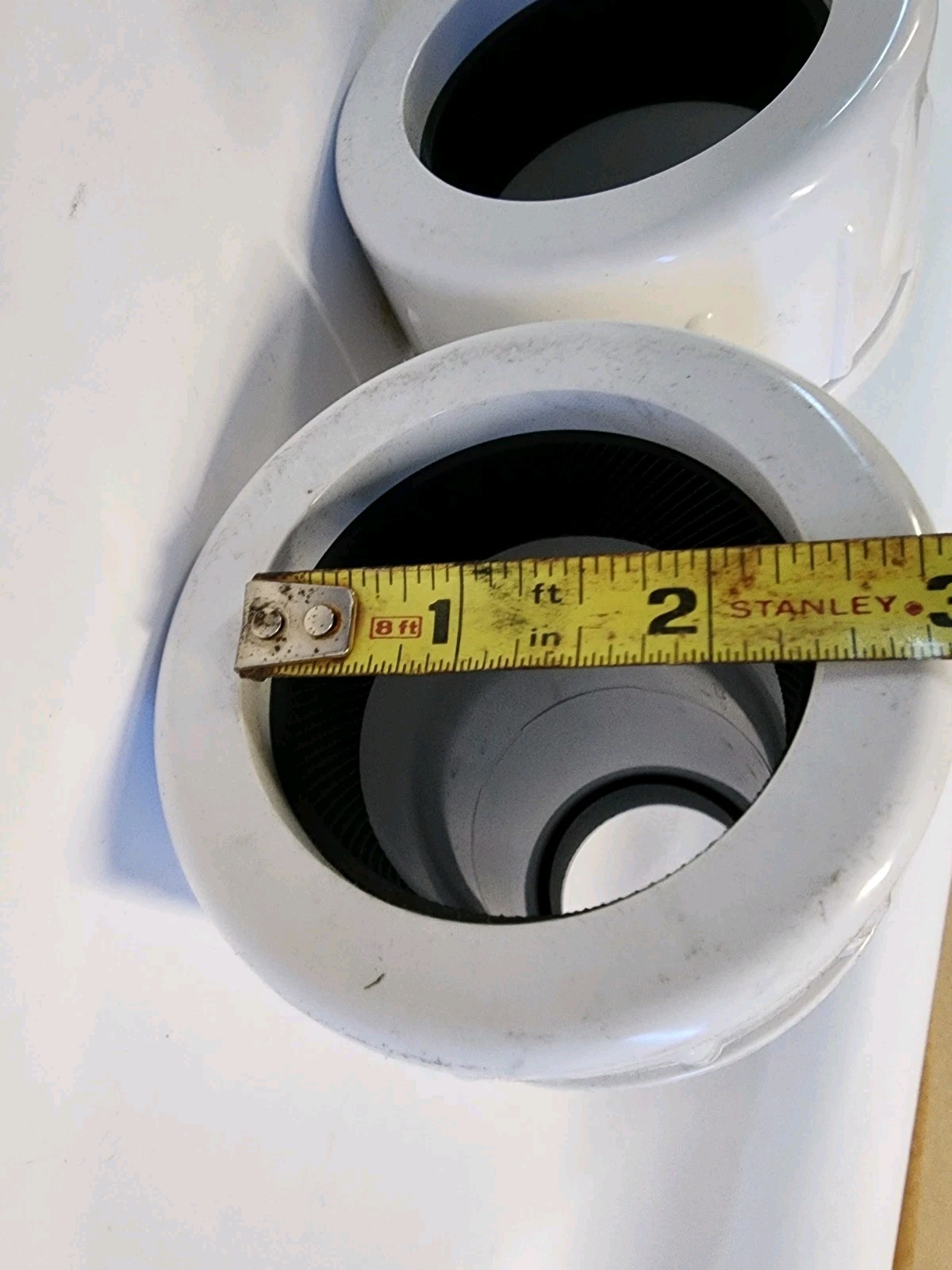 2 Pack Dura SC29-020 2" 150 PSI White PVC Compression Coupling Brand New