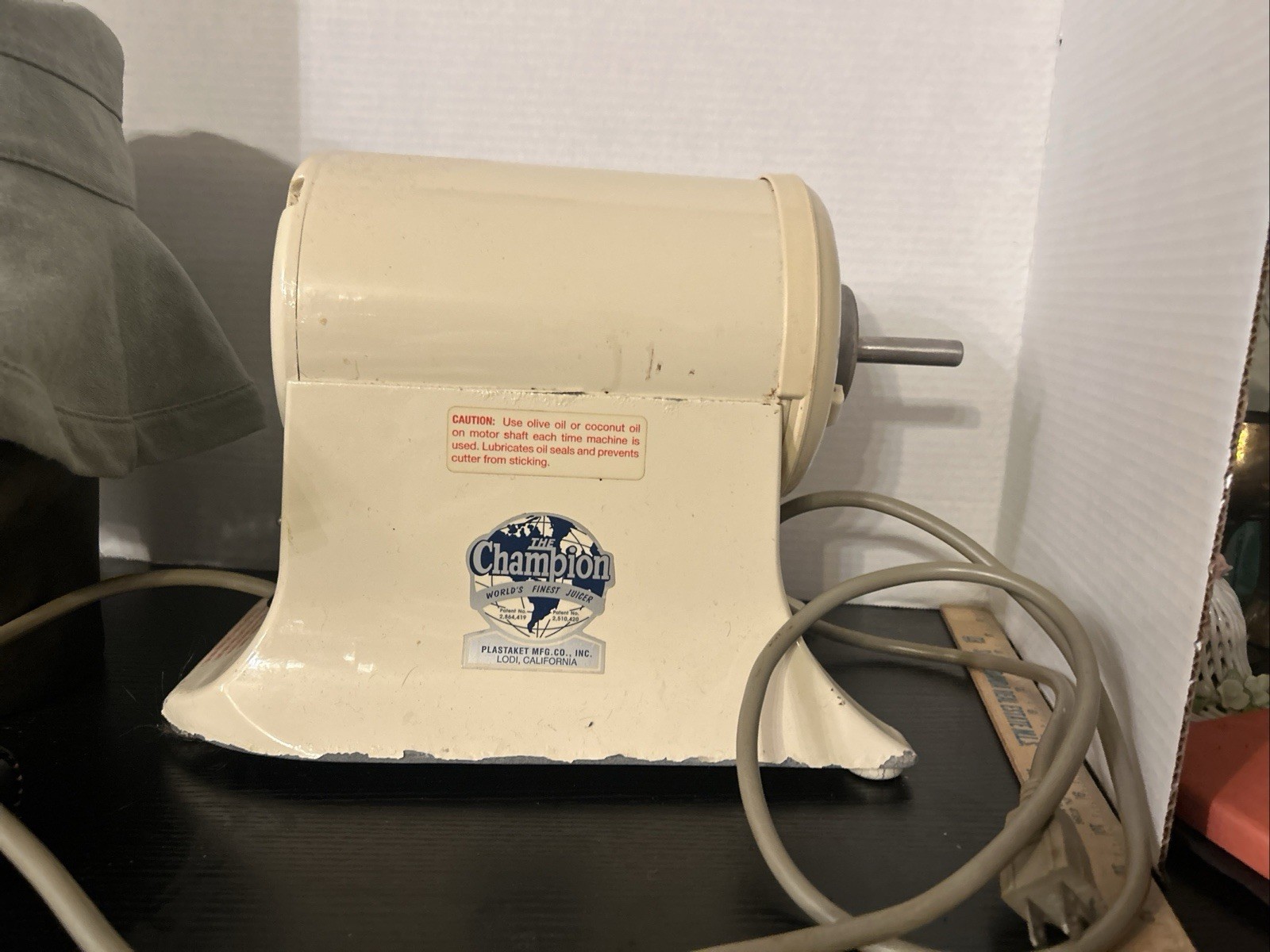 Champion Heavy Duty Juicer Commercial Motor Parts Only
