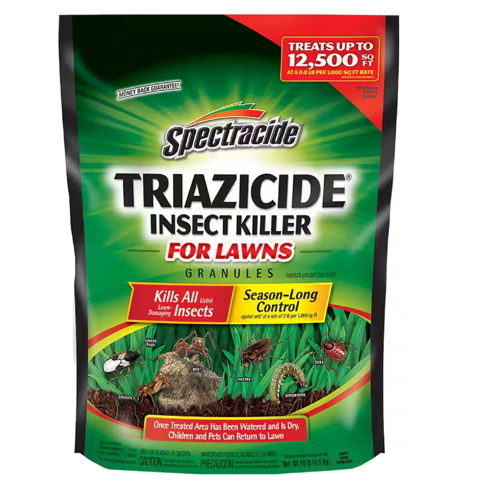 Spectracide Triazicide For Lawns Granules 10.0 -lb Insect killer Free Shipping