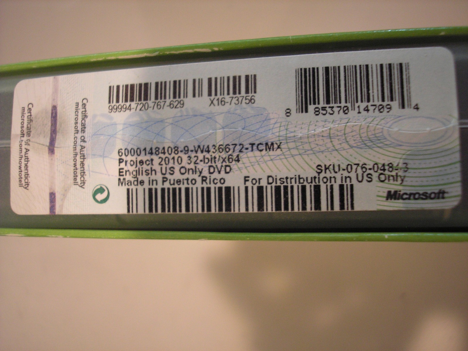 Microsoft Project 2010 Standard For 2 PCs Full Retail Version =NEW BOX=