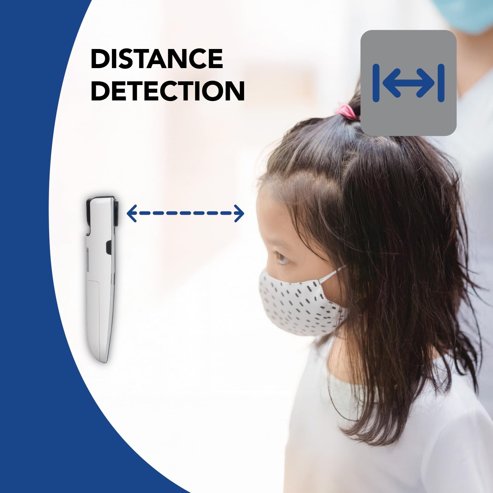 4-Way Rotating Infrared Thermometer | Forehead Non-Touch Technology | Fast 1-...