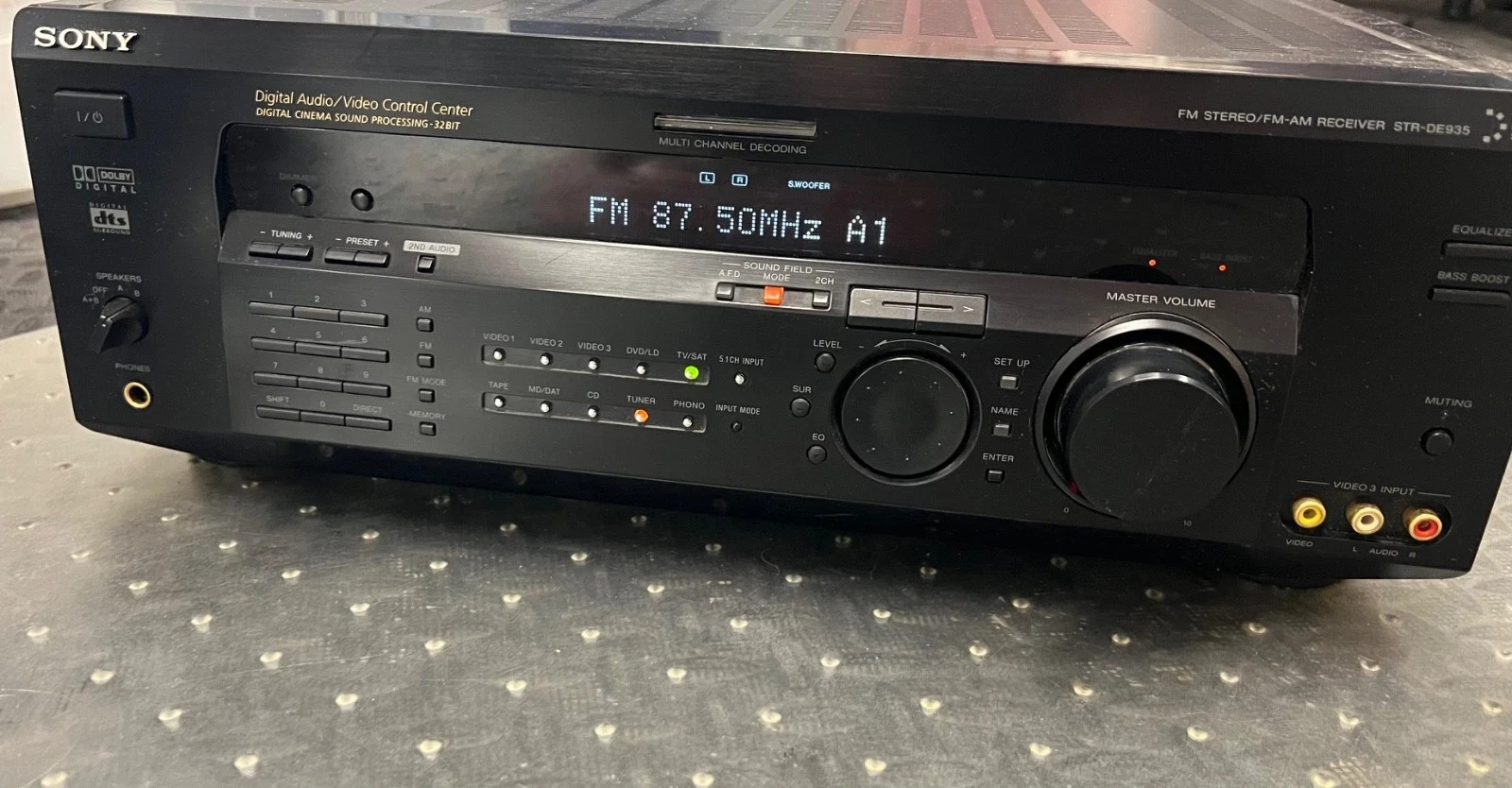 Sony STR-DE935 Digital 32 bit A/V Control Center Stereo Theater Reciever