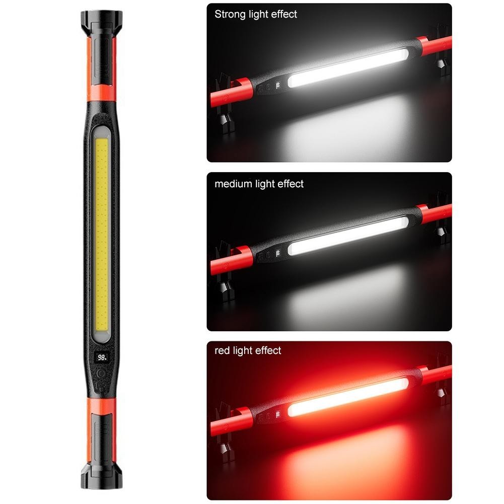 New Multi-Function Emergency Repair Work Light Magnetic Flashlight Recharge G1E7