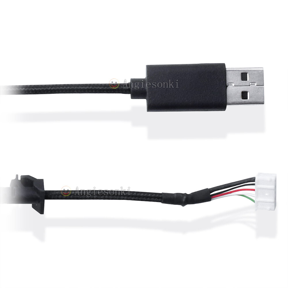 NEW USB Cable Braided Wire Replacement for Logitech G502 Hero RGB Gaming Mouse