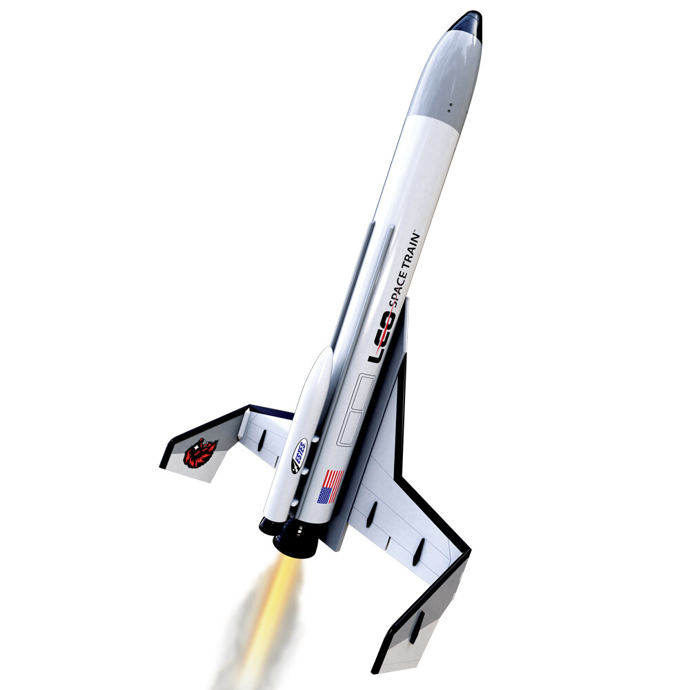 Estes Flying Model Rocket Kit LEO Space Train EST 7285