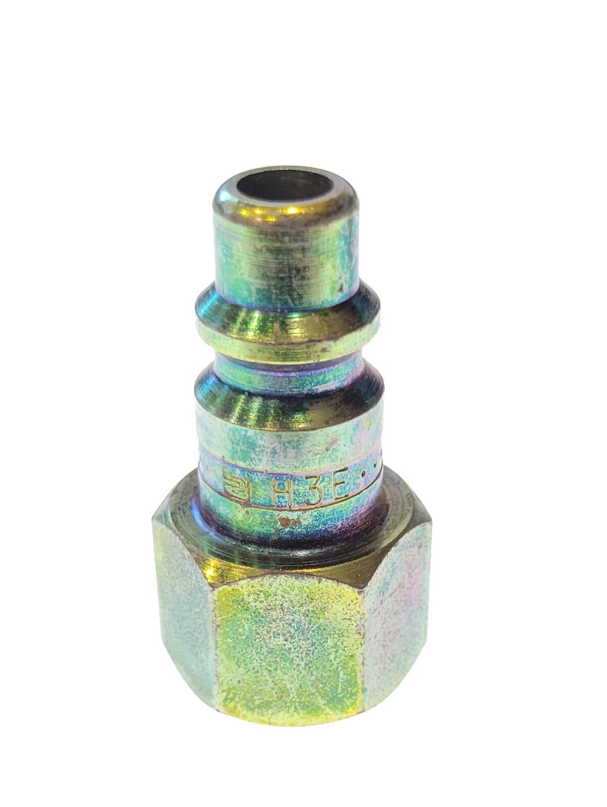 PARKER H3E 3/8" Female NPTF to 3/8" Body Pneumatic Industrial Interchange Nipple
