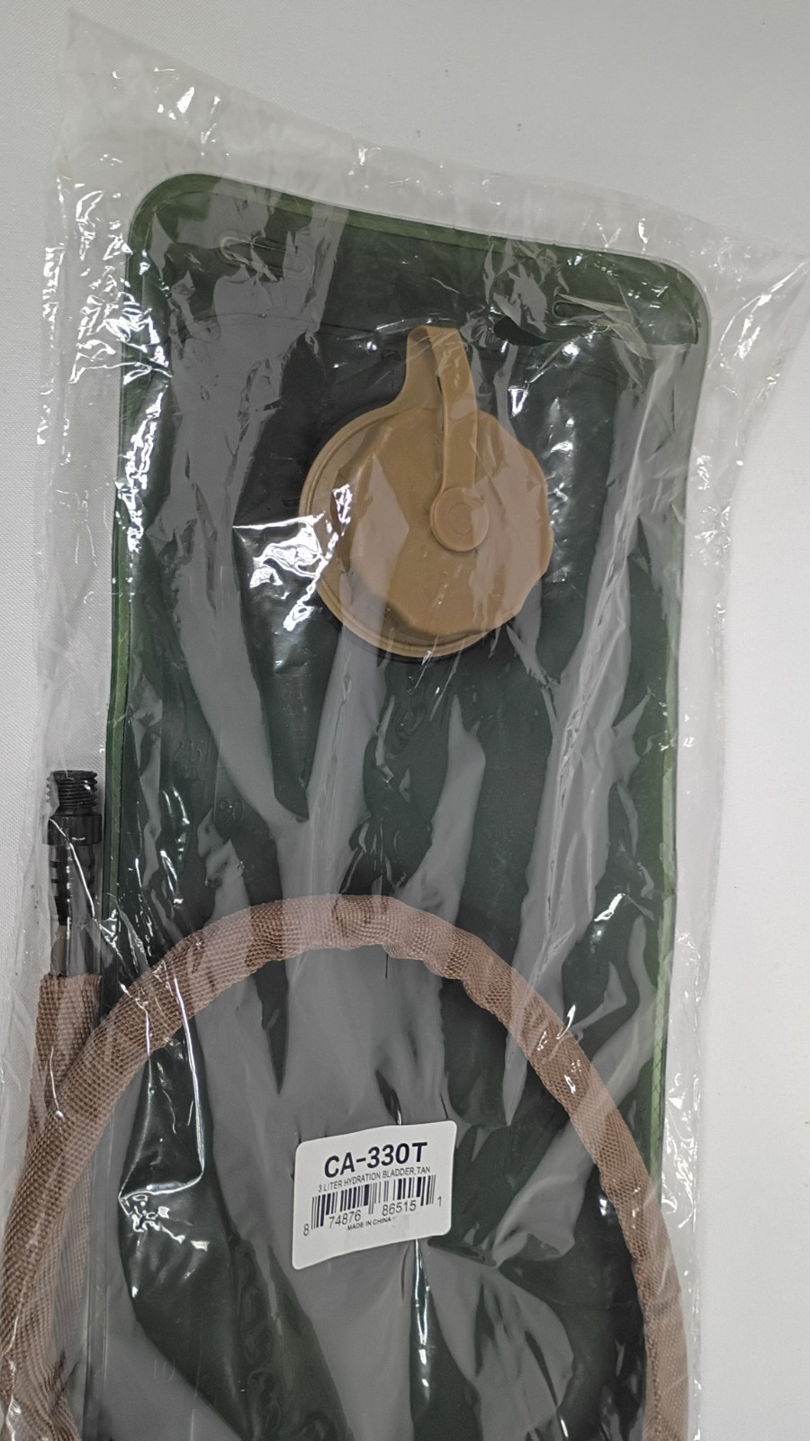 Lancer Tactical CA-330T Lancer Tactical Airsoft 3 Liter Hydration Bladder - TAN