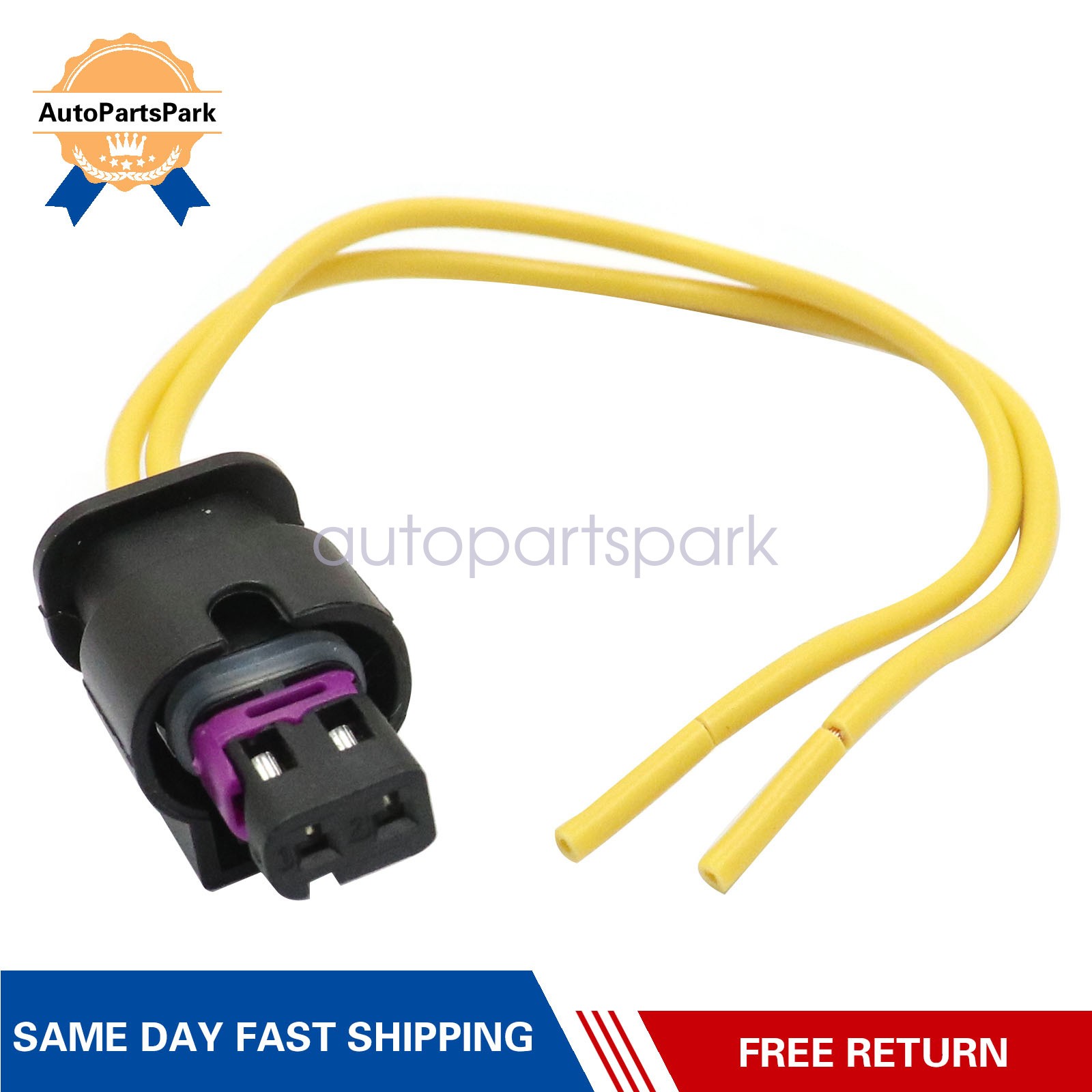 1 Pcs License Plate Light Connector Harness For 2019-2020 Ram 1500 2500 3500 US