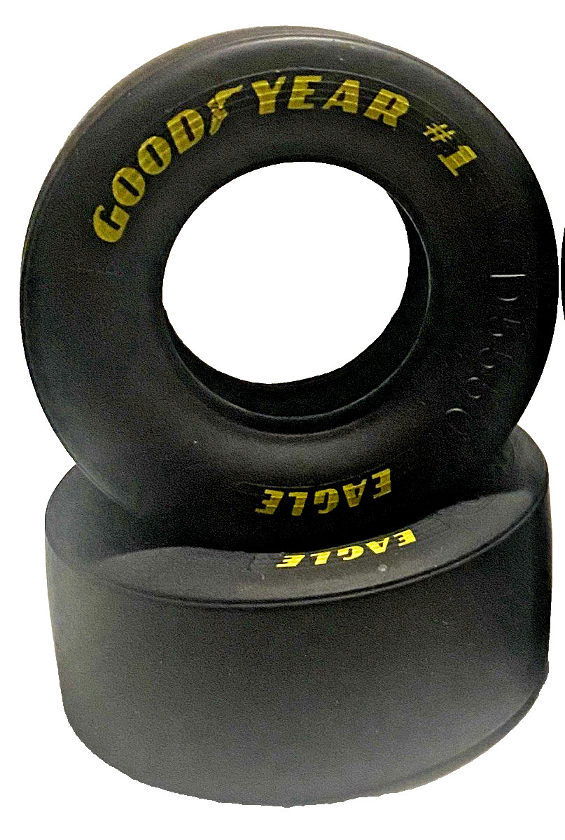 Lot of  2 Goodyear Eagle Slick Racing Tires D5550 1:8 Scale NEW FREE SHIPPING