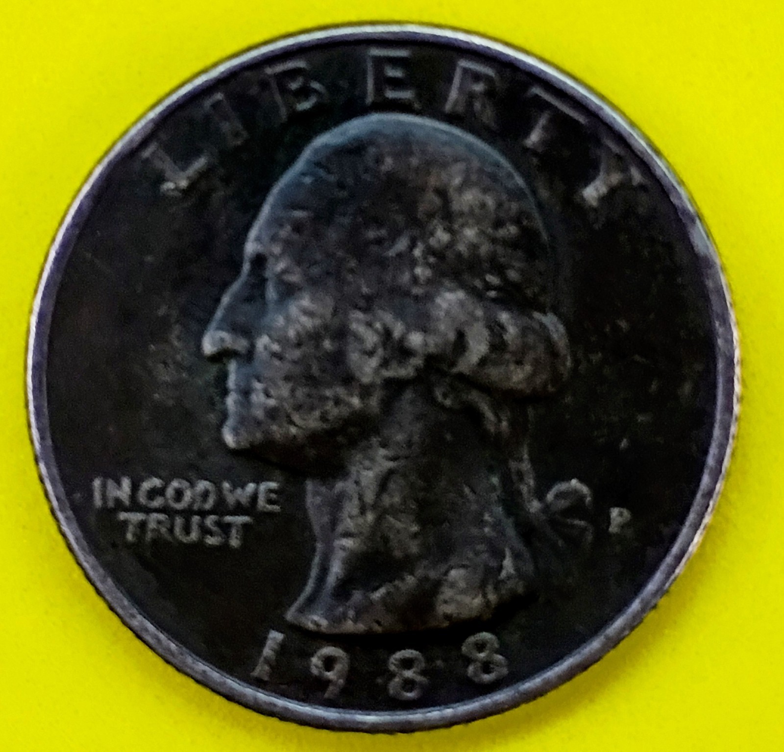 1988 P Quarter ERRORS Missing Letter "D" in Dollar on Back 🔥RARE🔥