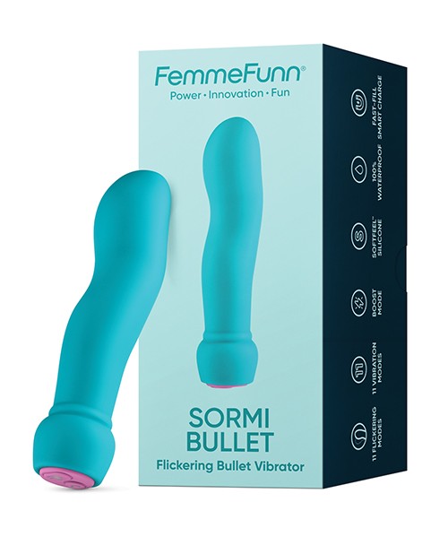 Clitoral Vibrator Rechargeable 4.8 Inch Vibe Femme Funn Waterproof 4.8in