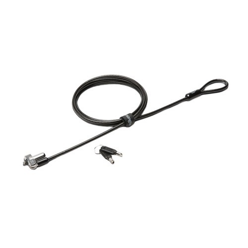 Kensington N17 6 Feet Keyed Laptop Lock - Black - Master - Master Keyed K64457WW