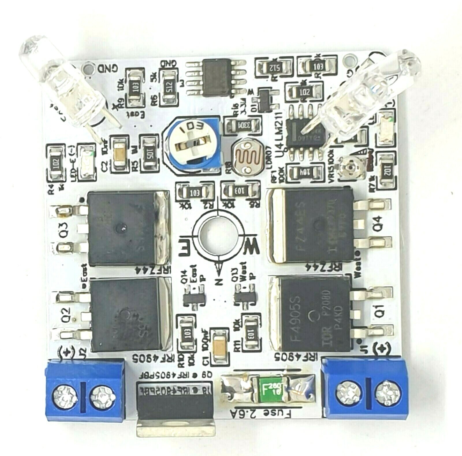 MK III 12V 3Amp Single Axis Solar Panel Sun Tracking Analog Controller Board DIY