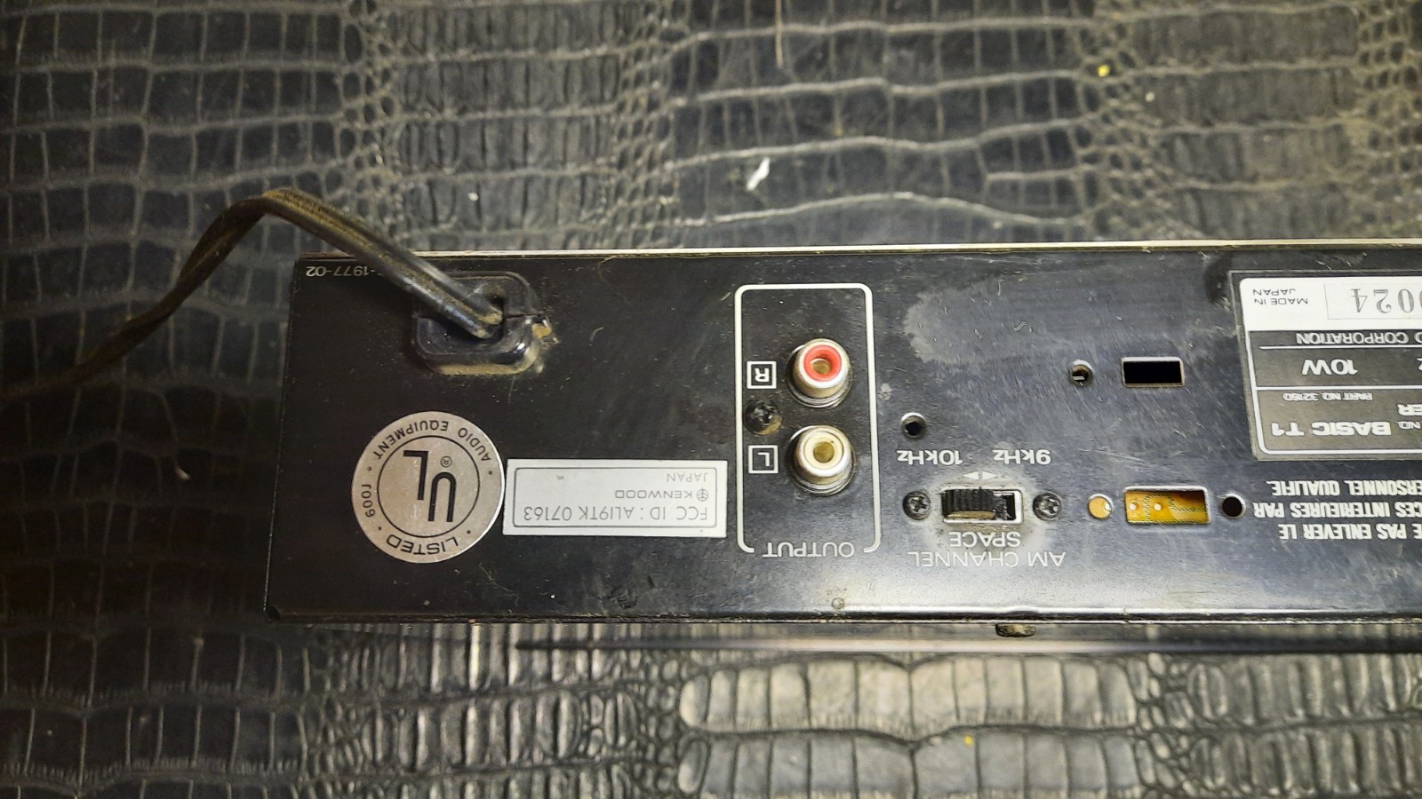 Kenwood Synthesizer Stereo Tuner Basic T1 Quartz Tested & Working
