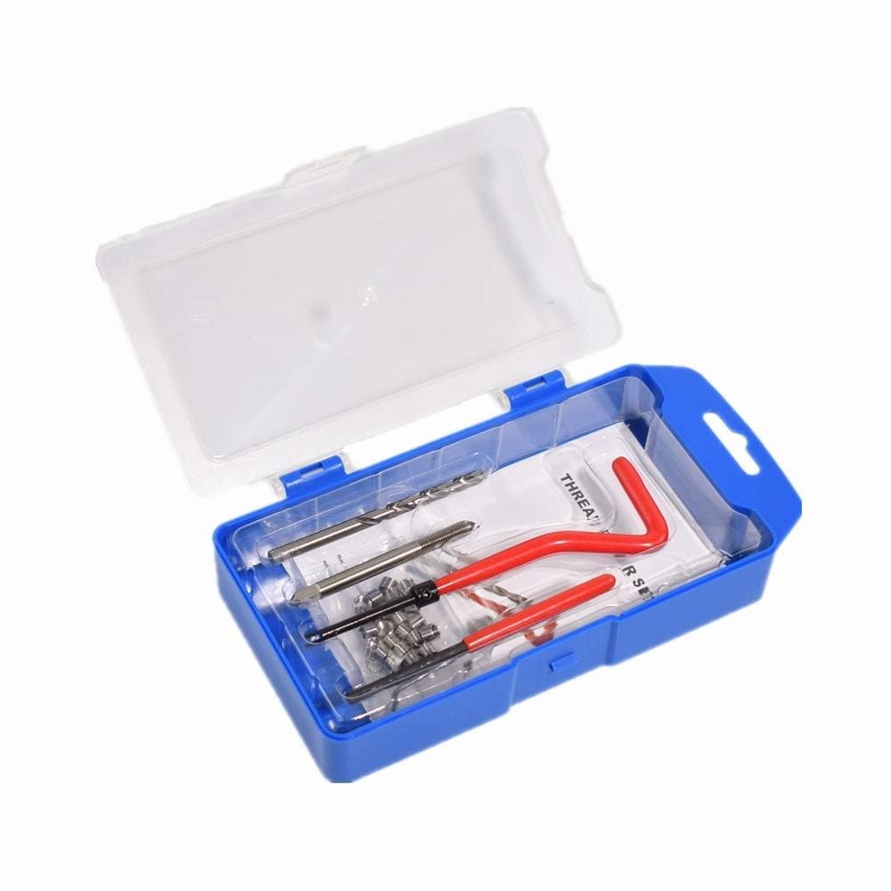 Metric Thread Repair Kit with Helicoil Inserts & HSS Drill Bit  20 Pieces