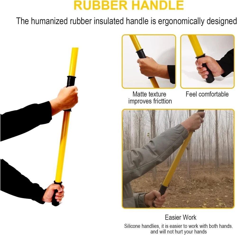 30 Feet Tree Pole Pruner, Durable Tree Trimmers Handle, Manual Branches Trimmer