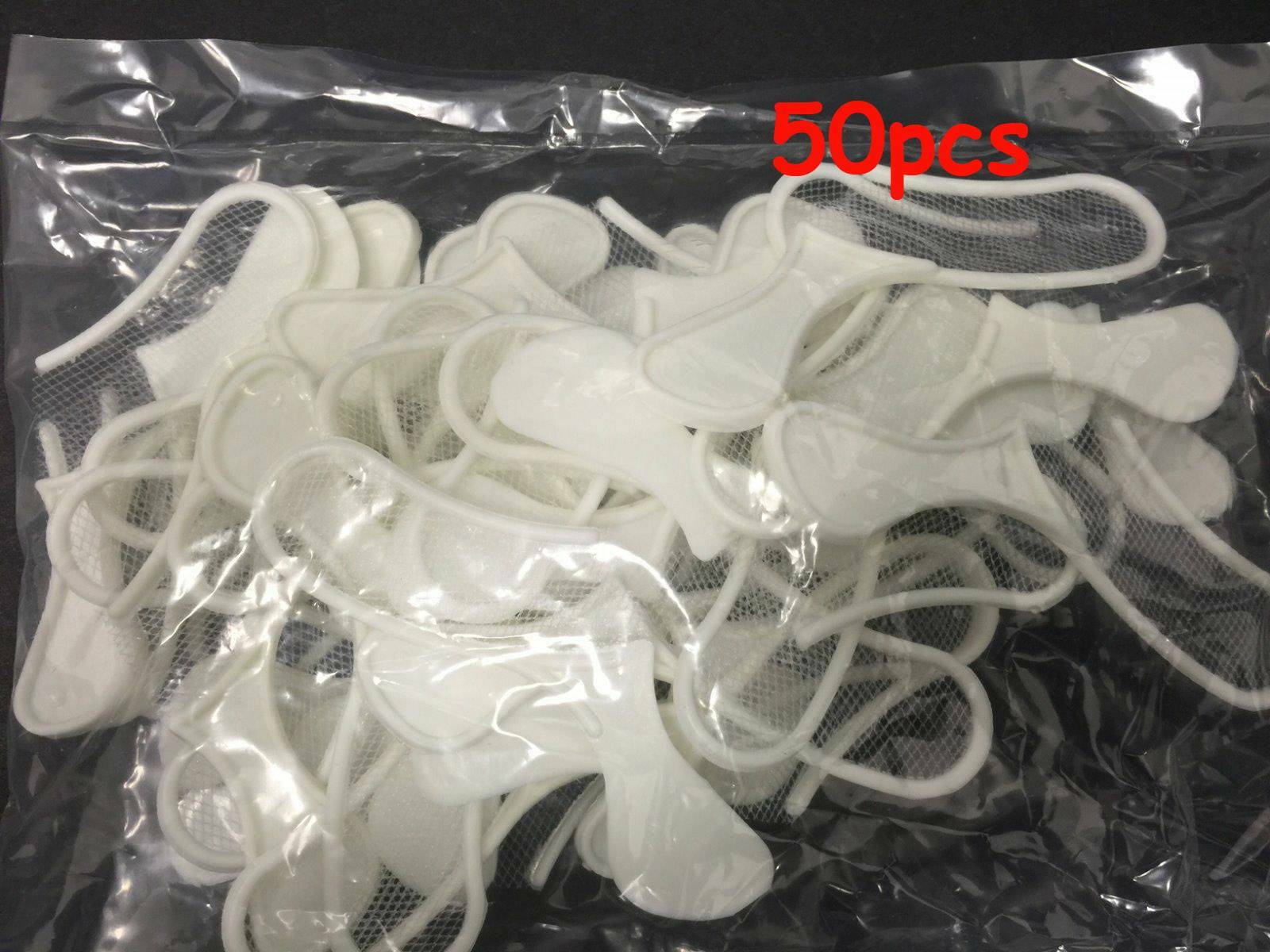 50pcs Dental Impression Bite Registration Sideless Triple Trays Impression Bite