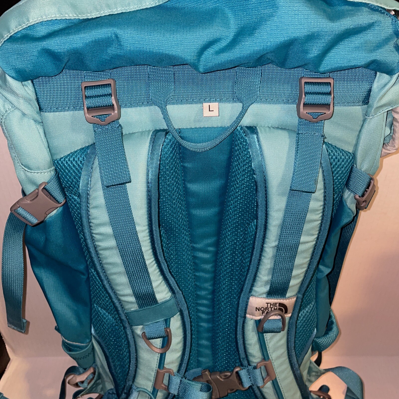 North Face Altea Hiking Back Pack Teal Size Large