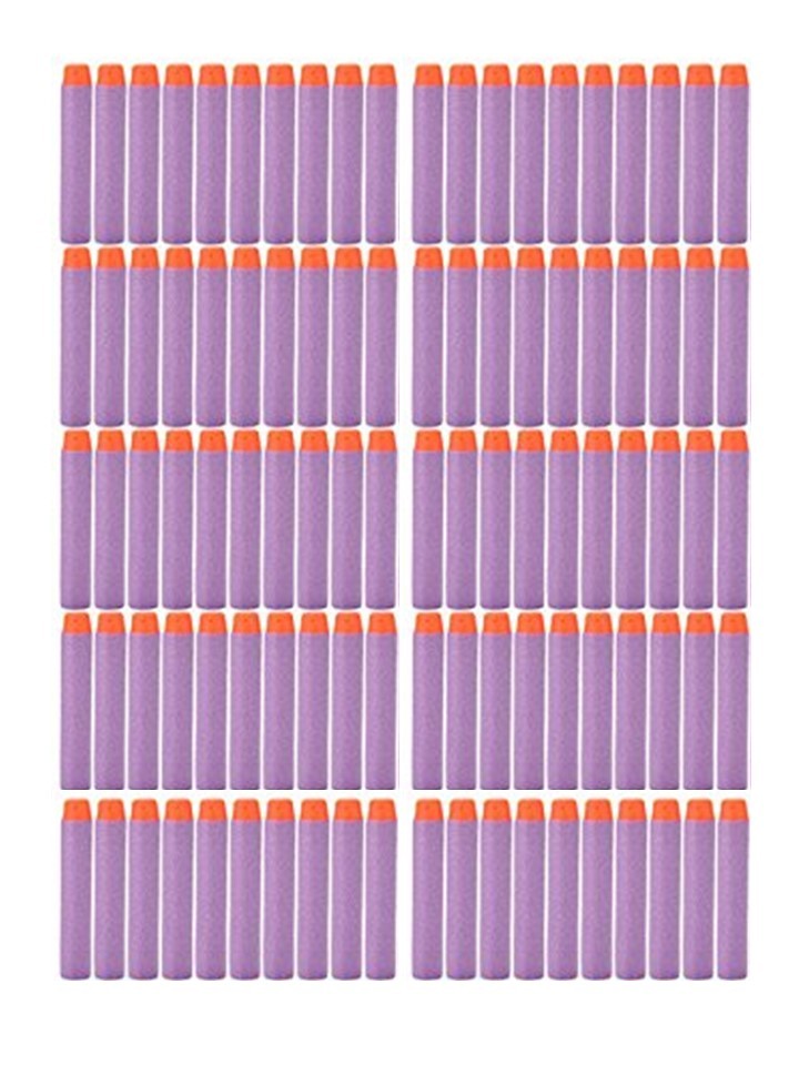 Smart Toys 100 Purple Foam Darts Refill Pack - Foam bullets - Nerf Compatible