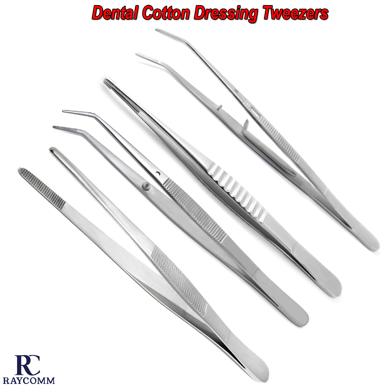 Dentist Cotton Tweezers  Holding  Cotton-Dressing Forceps Surgical Dental Tools